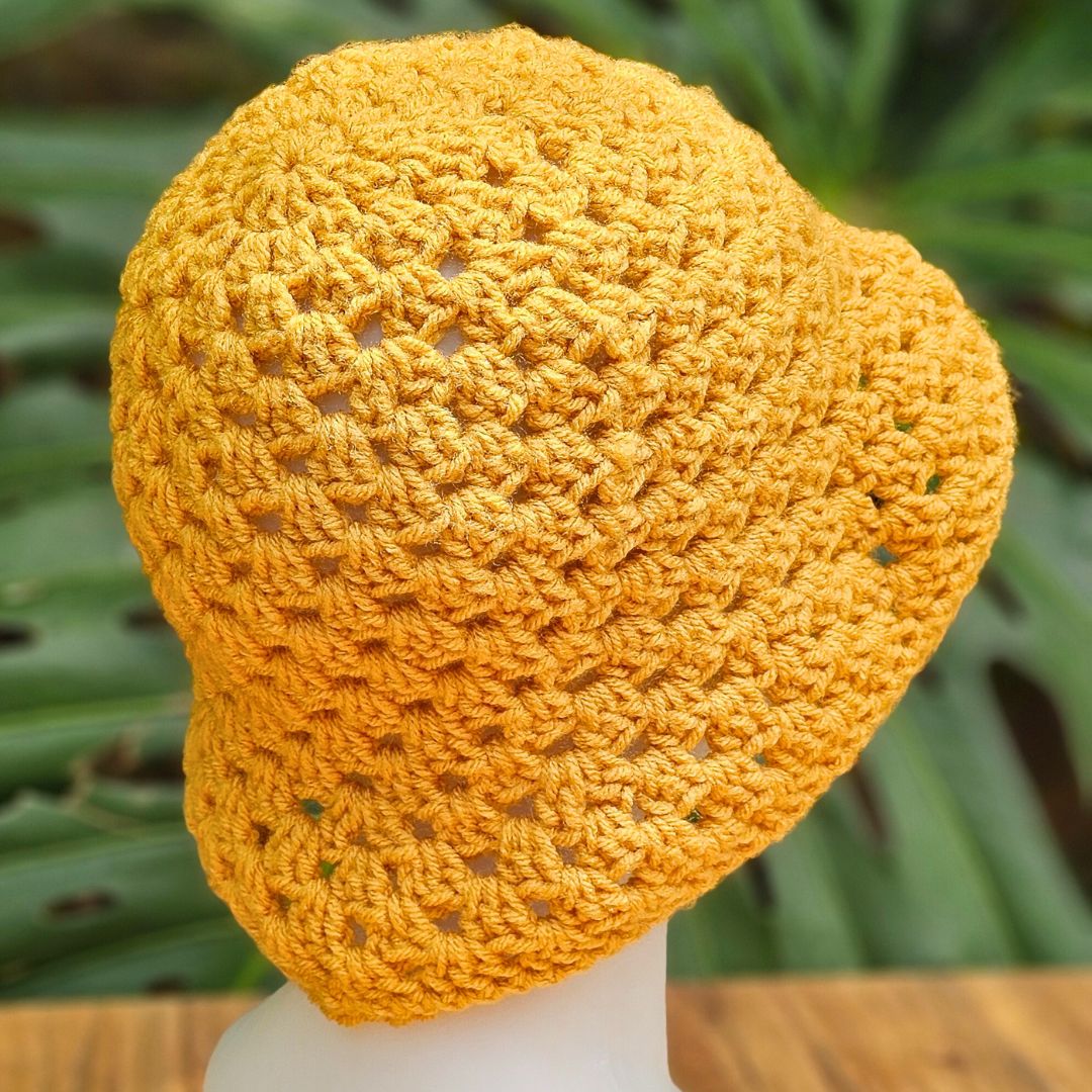Easy One Color Crochet Bucket Hat - Perfect for All Seasons!