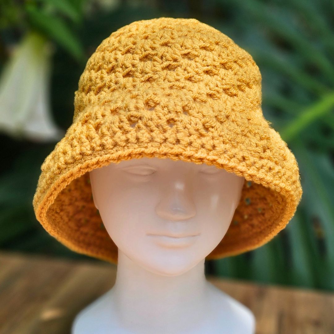 Easy One Color Crochet Bucket Hat - Perfect for All Seasons! Secret Yarnery