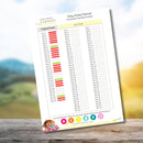 FREE Stripe Planner for the Easy Christmas Tree Skirt Secret Yarnery