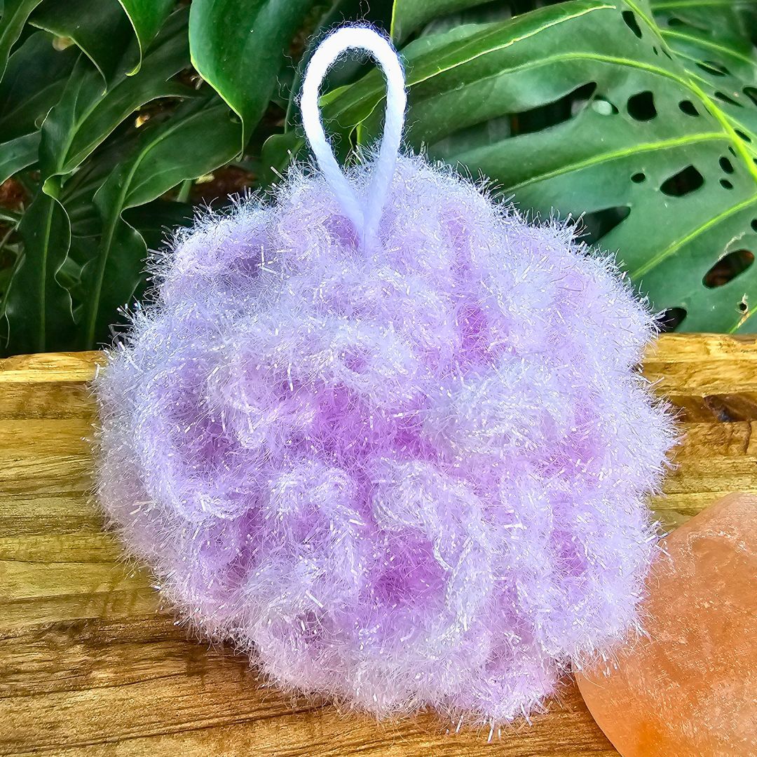 Easy DIY Crochet Bath Scrubby for Absolute Beginners! Secret Yarnery