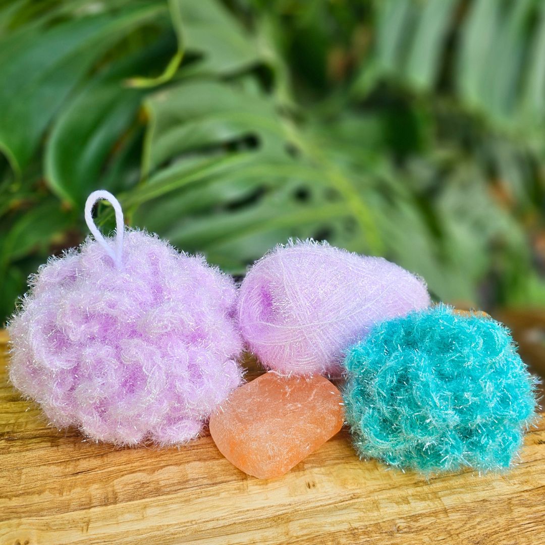 Easy DIY Crochet Bath Scrubby for Absolute Beginners! Secret Yarnery