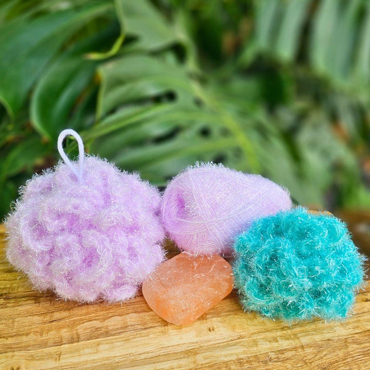Easy DIY Crochet Bath Scrubby for Absolute Beginners! Secret Yarnery