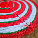 Easy Crochet Christmas Tree Skirt Pattern Secret Yarnery