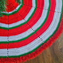 Easy Crochet Christmas Tree Skirt Pattern Secret Yarnery