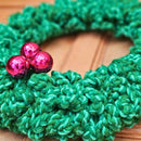 Easiest Crochet Christmas Wreath Secret Yarnery