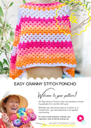 Fun Granny Stitch Poncho Pattern – Easy Crochet for Beginners Secret Yarnery