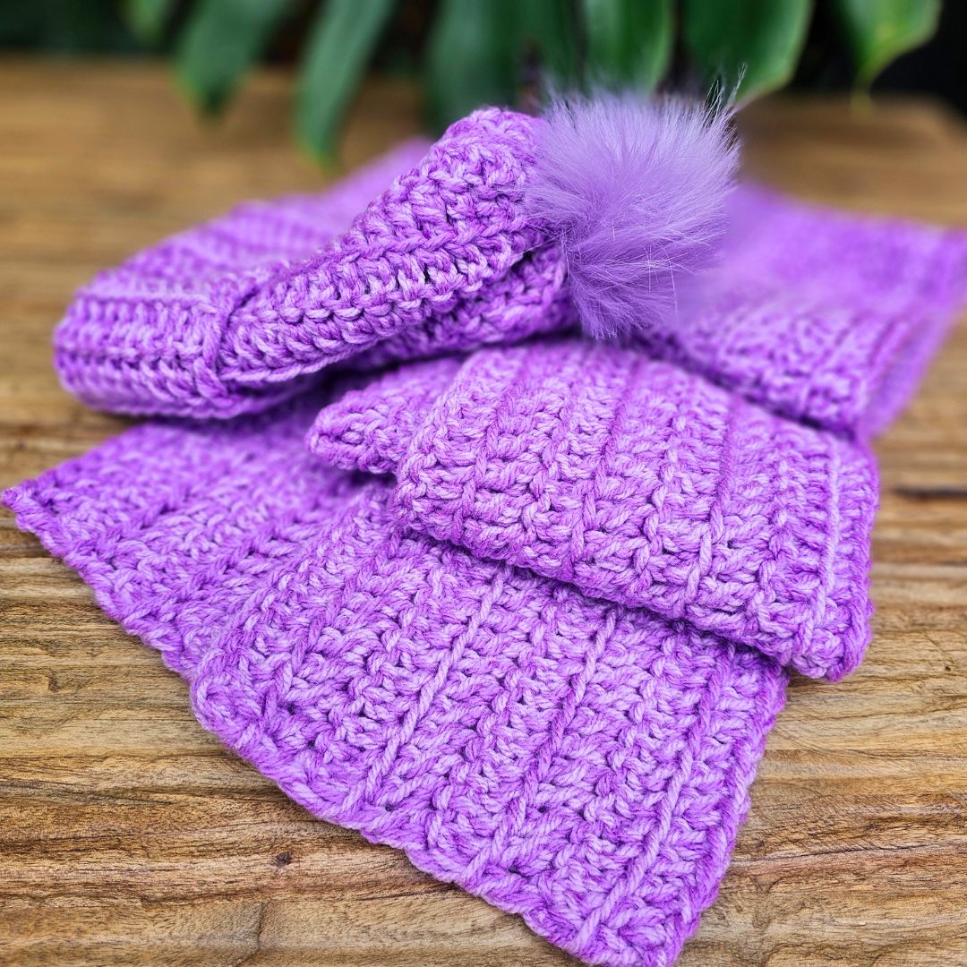 Super Easy Beginner Hat & Scarf Pattern | Fast & Cozy & Fun! Secret Yarnery