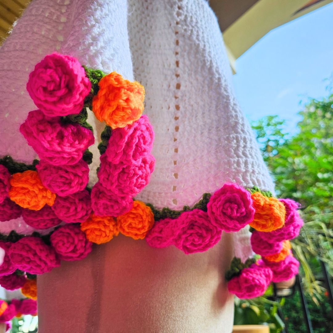 Emotional Support Bouquet Shawl Secret Yarnery