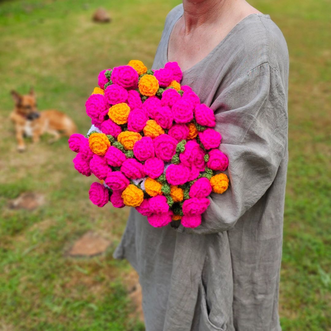 Emotional Support Bouquet Shawl Secret Yarnery