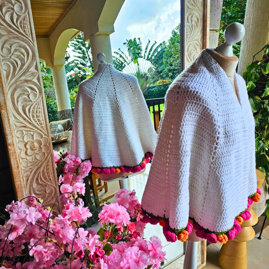Emotional Support Bouquet Shawl Secret Yarnery