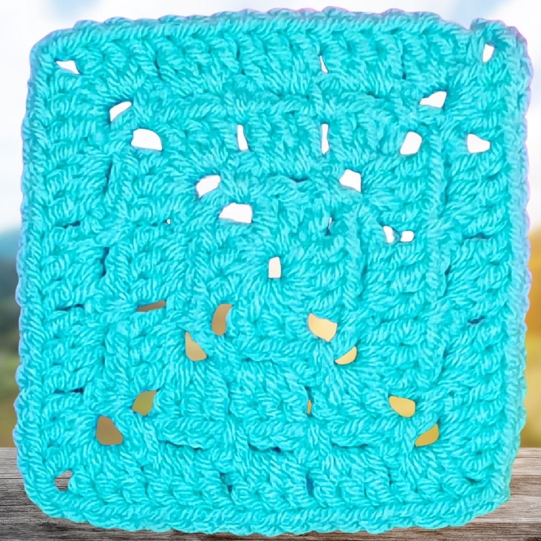 Modern English Garden Granny Square – Stylish Crochet Pattern