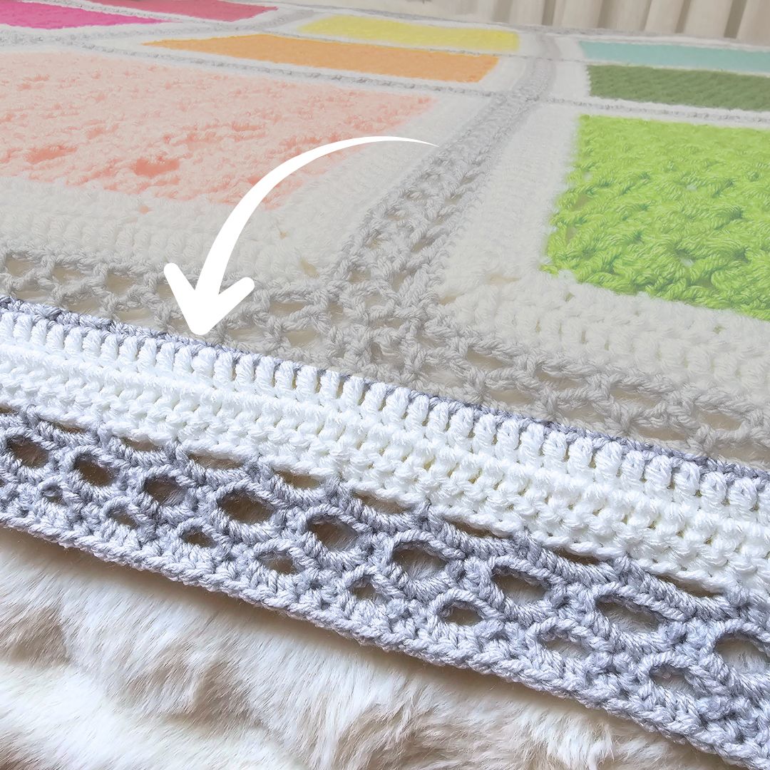 Amazing Flat Braid Join Border for Any Size Crochet Blanket!