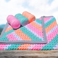 Flat & Fabulous Corner to Corner Granny Stitch Blanket! Secret Yarnery