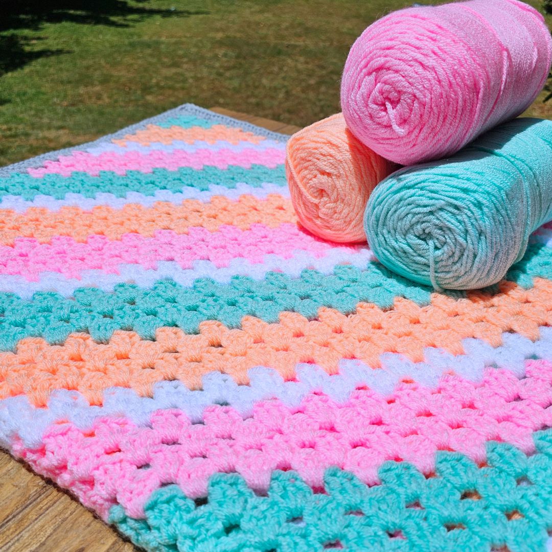 Flat & Fabulous Corner to Corner Granny Stitch Blanket! Secret Yarnery