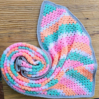 Flat & Fabulous Corner to Corner Granny Stitch Blanket! Secret Yarnery
