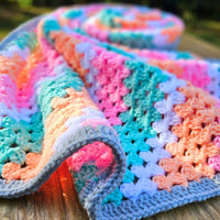 Flat & Fabulous Corner to Corner Granny Stitch Blanket! Secret Yarnery