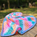 Flat & Fabulous Corner to Corner Granny Stitch Blanket! Secret Yarnery