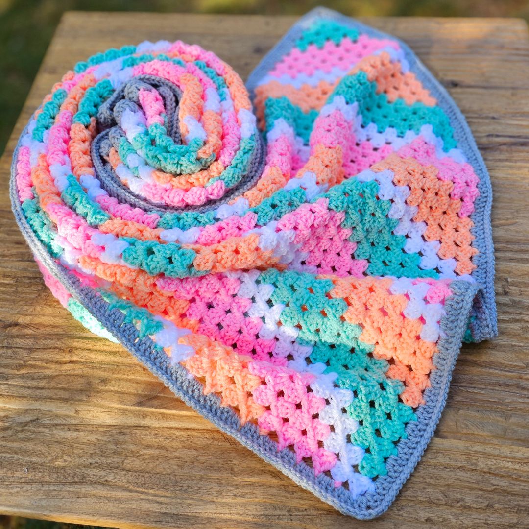 Flat & Fabulous Corner to Corner Granny Stitch Blanket! Secret Yarnery