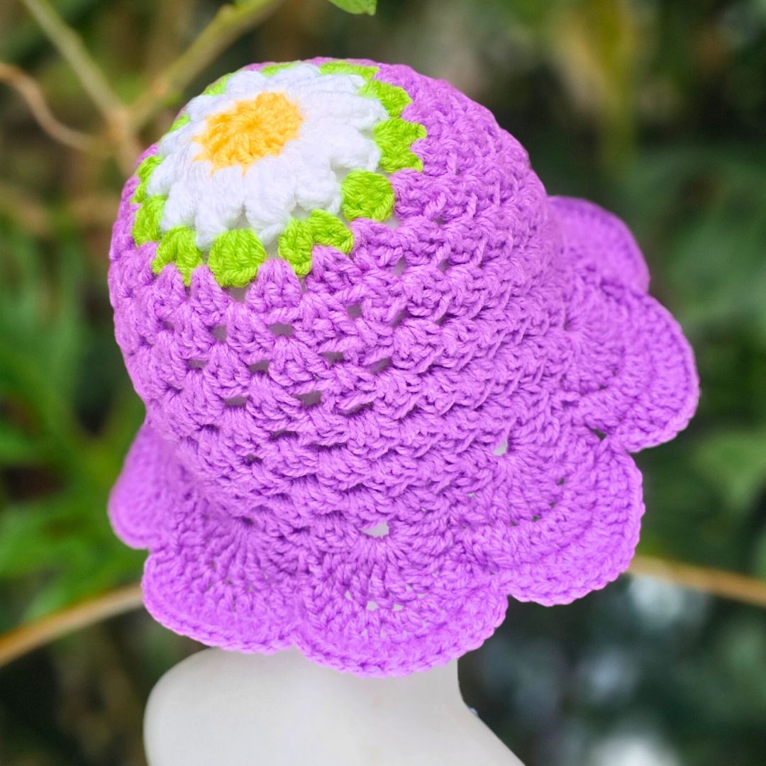 Easy Crochet Flower Bucket Pattern - 4 Sizes! Secret Yarnery