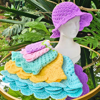 Easy Crochet Flower Bucket Pattern - 4 Sizes! Secret Yarnery