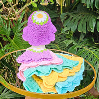 Easy Crochet Flower Bucket Pattern - 4 Sizes! Secret Yarnery