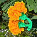 Giant Marigold Crochet Pattern for Easy DIY Diwali Decor! Secret Yarnery