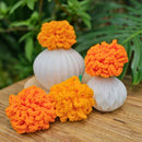 Giant Marigold Crochet Pattern for Easy DIY Diwali Decor! Secret Yarnery