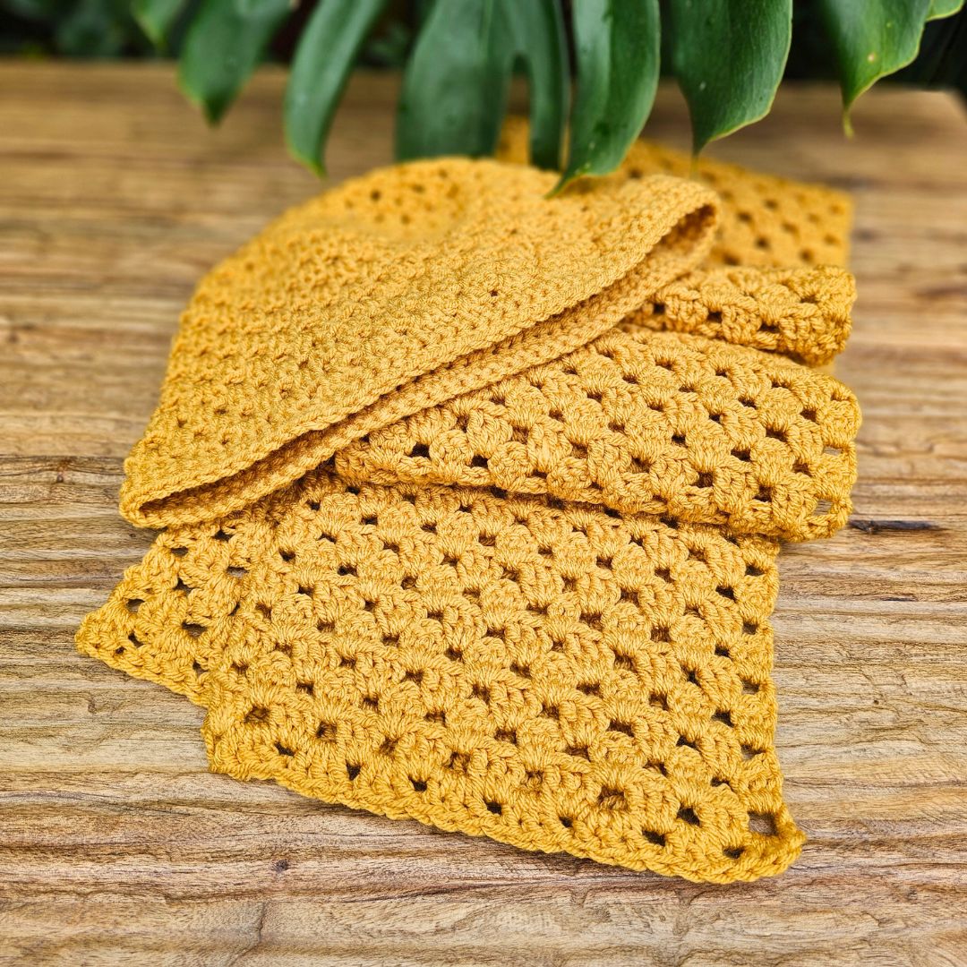 Easiest Granny Stitch Bucket Hat & Scarf Set for Beginners Secret Yarnery