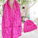 Easy Hat & Pocket Scarf Pattern | Beginner Crochet Set with Built-In Storage Secret Yarnery
