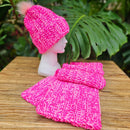 Easy Hat & Pocket Scarf Pattern | Beginner Crochet Set with Built-In Storage Secret Yarnery