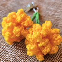 Marigold Key Chain Secret Yarnery