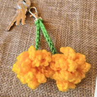 Marigold Key Chain Secret Yarnery