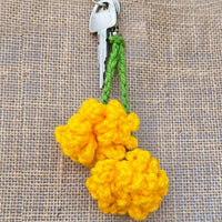 Marigold Key Chain Secret Yarnery