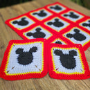 Easy Mickey Mouse Granny Square - Easy and Fun! Secret Yarnery