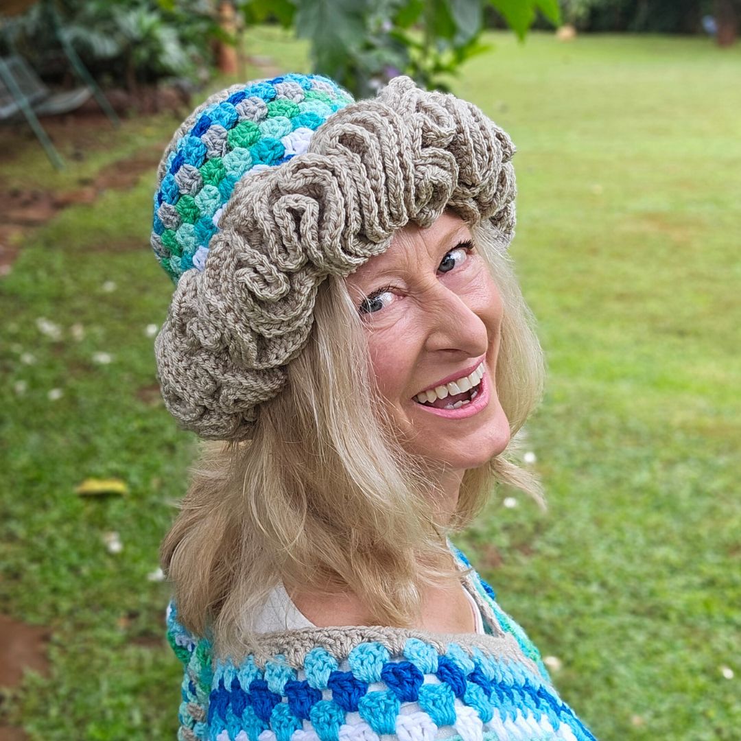 EASY Crochet Ruffle Hat Secret Yarnery