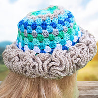 EASY Crochet Ruffle Hat Secret Yarnery