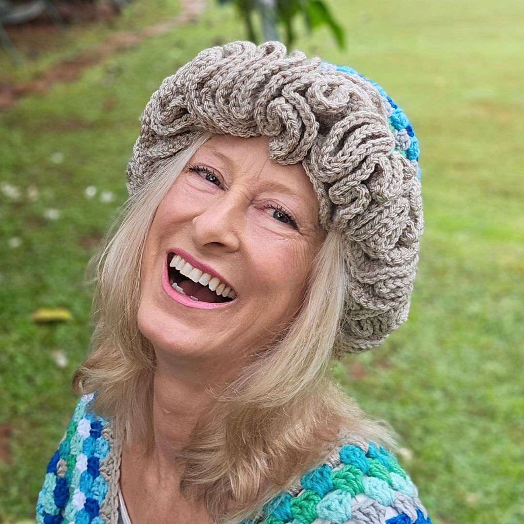 EASY Crochet Ruffle Hat Secret Yarnery