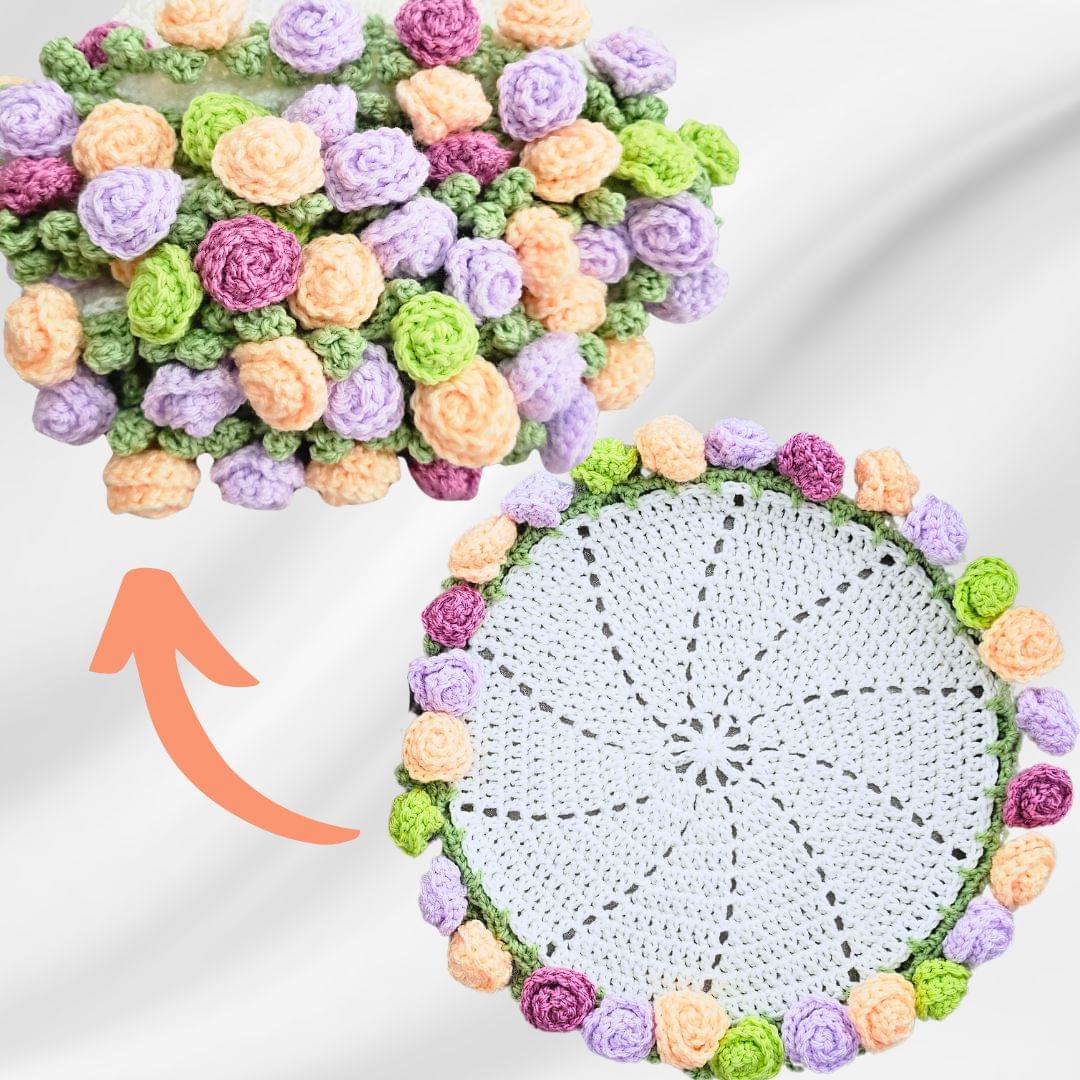 Easy Rose Flower Bouquet Blanket Crochet Pattern That Surprises Everyone! Secret Yarnery