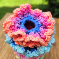 Easiest Ruffle Crochet Hair Scrunchie Secret Yarnery