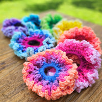 Easiest Ruffle Crochet Hair Scrunchie Secret Yarnery