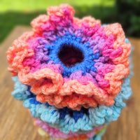 Easiest Ruffle Crochet Hair Scrunchie Secret Yarnery
