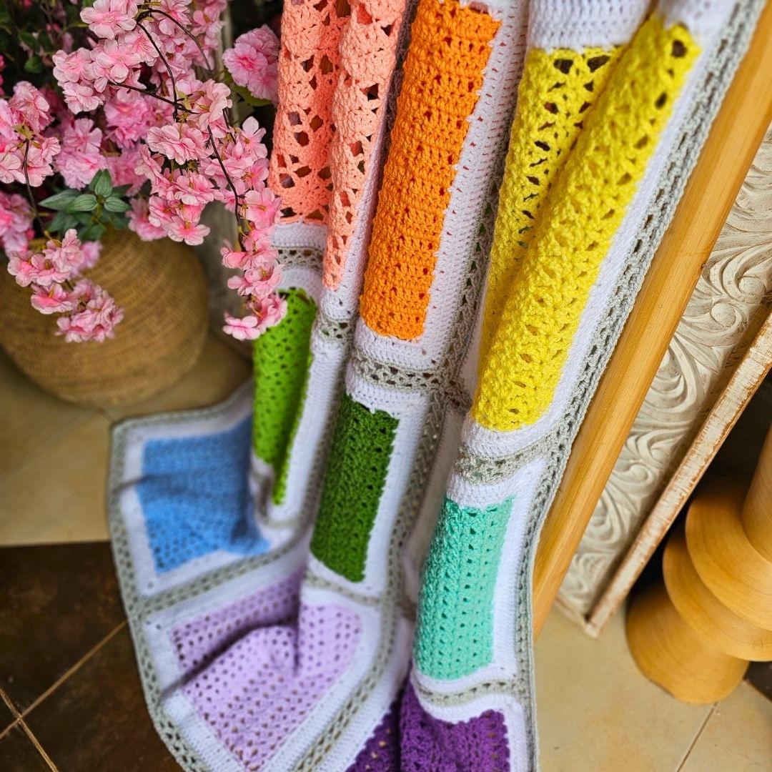 Pin Curl Granny Square – Part 2 - Secret Stitches Blanket Pattern.