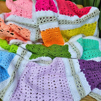 Dirty Granny Square – Part 11 - Secret Stitches Blanket Pattern Secret Yarnery