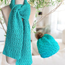 Speedy Granny Ruth Hat & Scarf Pattern | Fast Textured Crochet Set Secret Yarnery