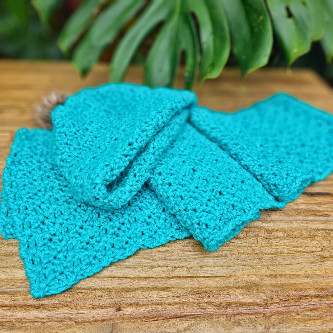 Speedy Granny Ruth Hat & Scarf Pattern | No Hole Crochet Set