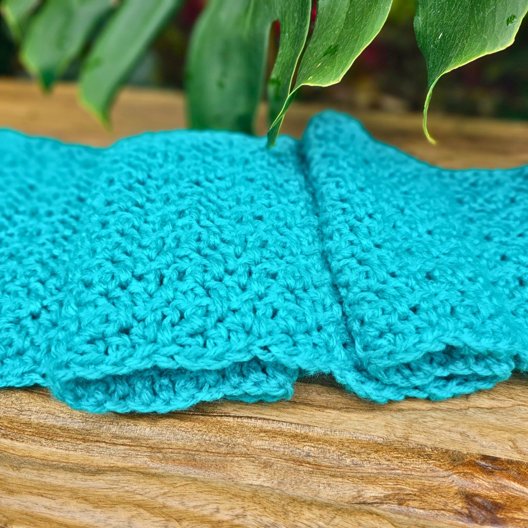 Speedy Granny Ruth Hat & Scarf Pattern | Fast Textured Crochet Set Secret Yarnery