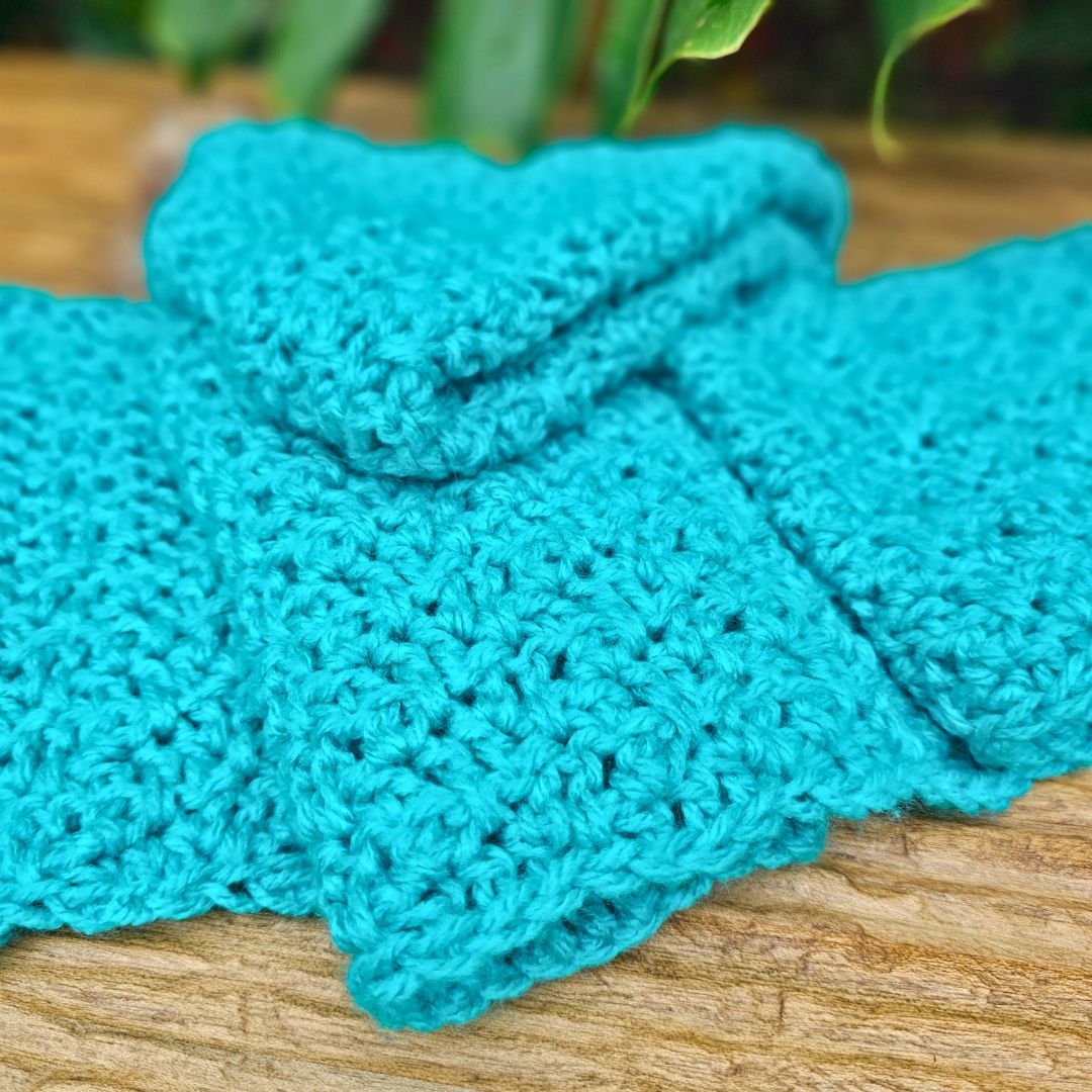 Speedy Granny Ruth Hat & Scarf Pattern | Fast Textured Crochet Set Secret Yarnery