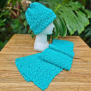 Speedy Granny Ruth Hat & Scarf Pattern | Fast Textured Crochet Set Secret Yarnery