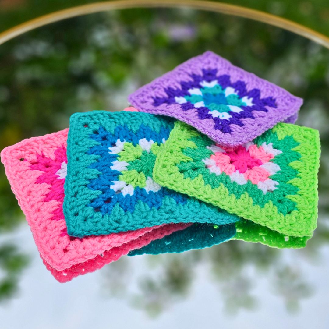 Perfect Spiked Granny Square - Easy Step By Step Pattern