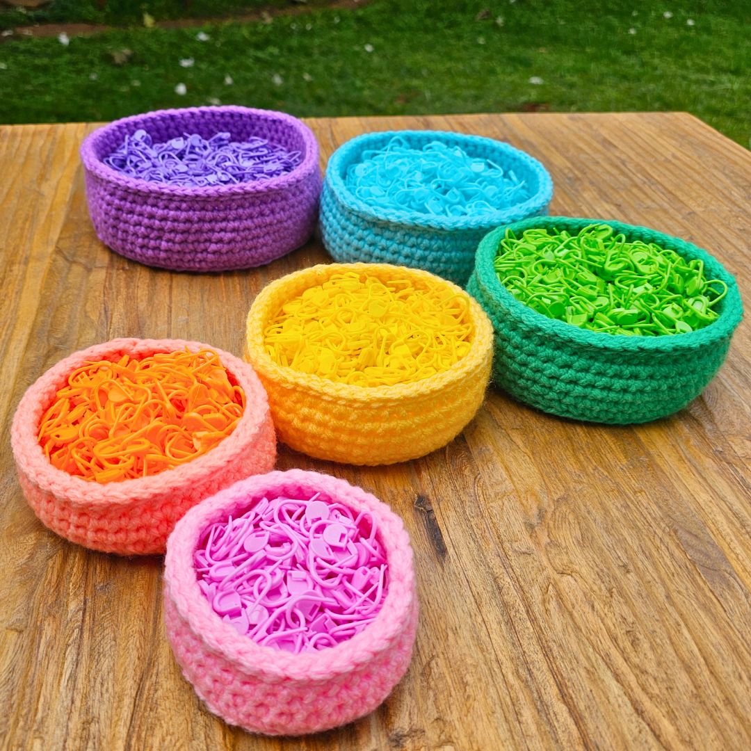 Stacking Storage Basket Pattern - Any Size | Easy Organizer Secret Yarnery